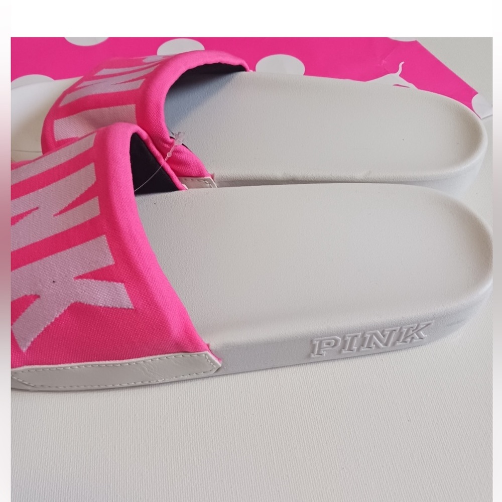 Victoria Secret Pink Seamless (Hot Pink ) Slides - Picture 3 of 14